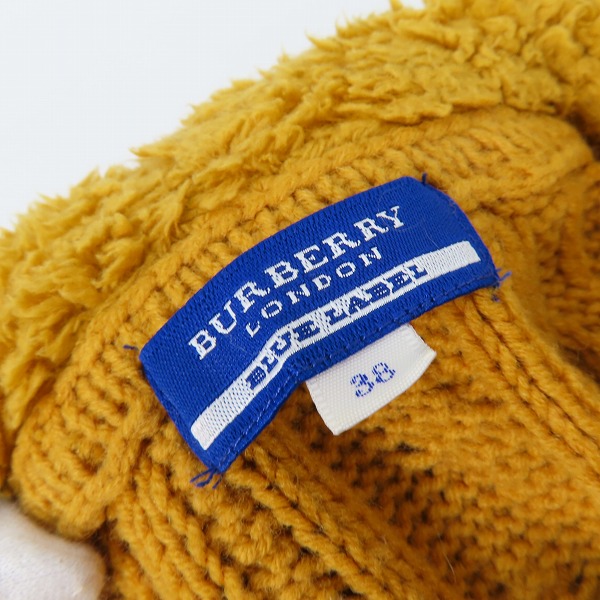 実際に弊社で買取させて頂いたBURBERRY LONDON BLUE LABEL/バーバリーロンドン ブルーレーベル 二ット ケーブル編みカーディガン/E1N33-270-60/38の画像 2枚目