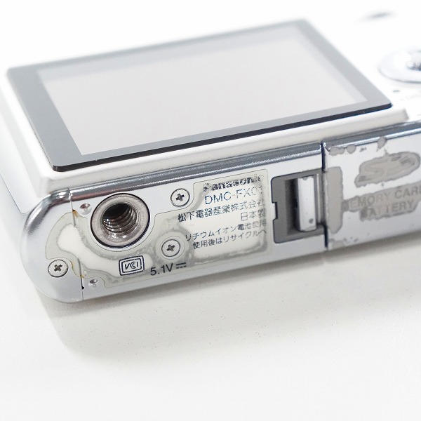 実際に弊社で買取させて頂いたPanasonic/パナソニック DMC-FX01 LUMIX ルミックス コンパクトデジタルカメラ 動作確認済みの画像 6枚目