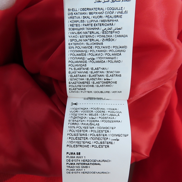 実際に弊社で買取させて頂いたpuma/プーマ フェラーリ Formula1/F1 ジャケット/ブルゾン 604793-01 /Lの画像 5枚目