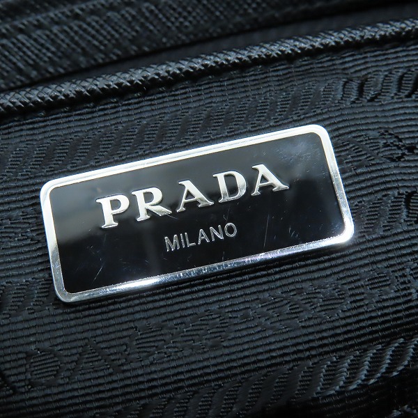 実際に弊社で買取させて頂いたPRADA/プラダ TESSUTO IMPUNTU/チェーンキルティングトートバッグ/ショルダーバッグ 1BG740の画像 4枚目