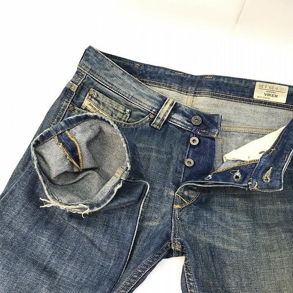 実際に弊社で買取させて頂いたDIESEL/ディーゼル VIKER WASH008AT デニムパンツ/ジーンズ/W29 L30の画像 7枚目