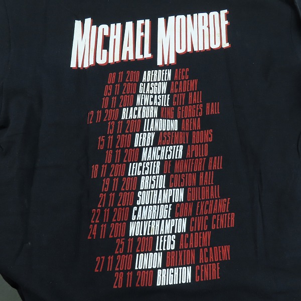 実際に弊社で買取させて頂いたMICHAEL MONROE/マイケルモンロー バンドTシャツ ブラック/Lの画像 7枚目