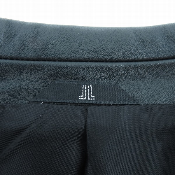 実際に弊社で買取させて頂いたLANVIN/ランバン 羊革 レザー テーラードジャケット /50の画像 2枚目