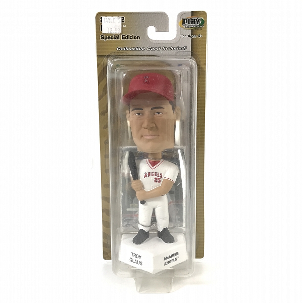 実際に弊社で買取させて頂いた【未開封】ハズブロ/アッパーデック トロイグロース/パットバレル ボブルヘッドフィギュア/カード付き 2点セットの画像 2枚目