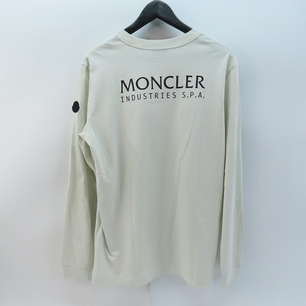 実際に弊社で買取させて頂いた【JPタグ】MONCLER/モンクレール LS T-SHIRT バックロゴ ロングTシャツ/Mの画像 1枚目