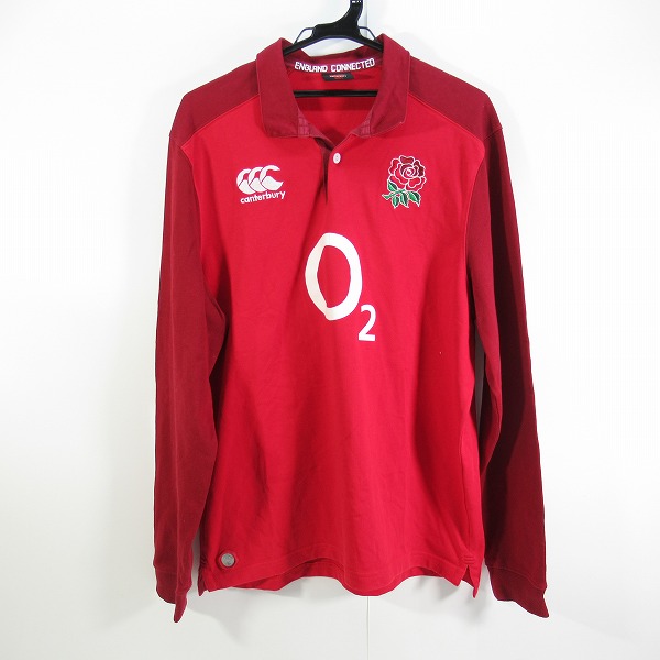 実際に弊社で買取させて頂いたcanterbury/カンタベリー イングランド代表 ラグビージャージ/L