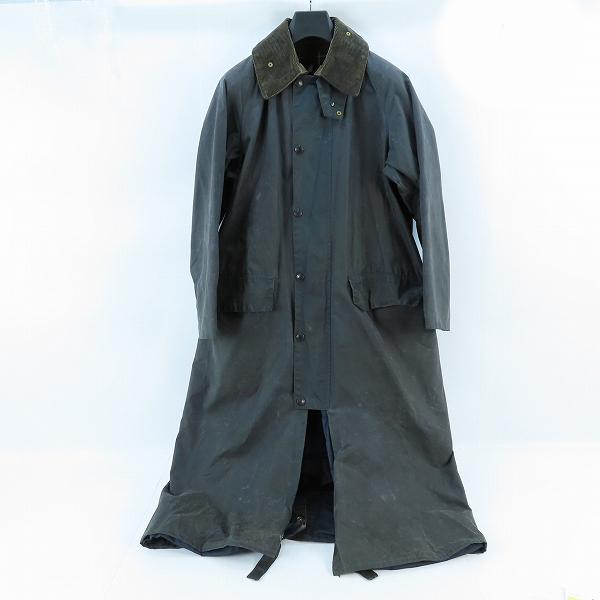 実際に弊社で買取させて頂いたBarbour/バブアー ヴィンテージ BURGHLEY/バーグレー オイルド ロングコート/36