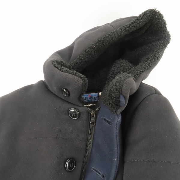 実際に弊社で買取させて頂いたBLUE BLUE/ブルーブルー ARIGATO 裏ボア フード付きジャケット/2の画像 2枚目