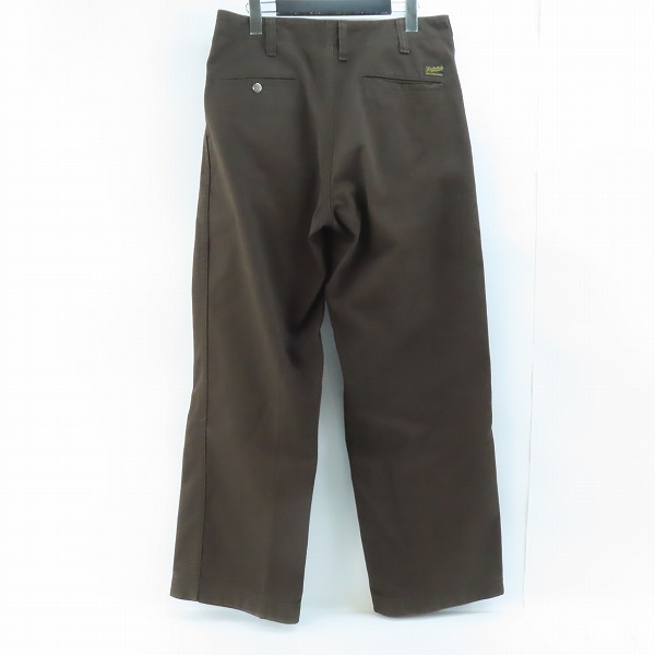 実際に弊社で買取させて頂いたTENDERLOIN/テンダーロイン ワイドチノパンツ/ブラウン/Sの画像 1枚目