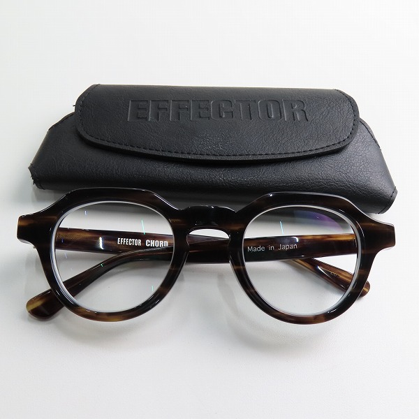 実際に弊社で買取させて頂いたEFFECTOR/エフェクター CHORD/コード クラウンパント 度入り メガネフレーム/アイウェアの画像 8枚目