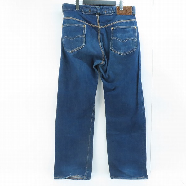 実際に弊社で買取させて頂いたLee/リー REAL VINTAGE COWBOY 1936年MODEL デニムパンツ/ジーンズ 16101/33の画像 1枚目