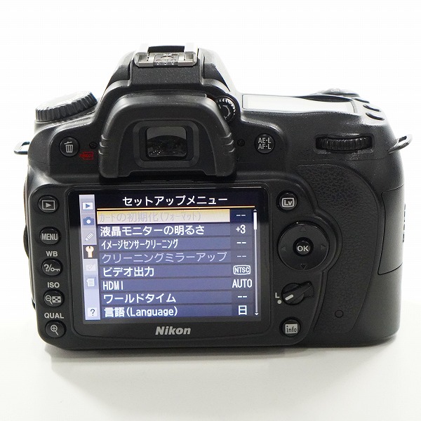 実際に弊社で買取させて頂いたNikon/ニコン D90 デジタル一眼レフカメラ ボディ 簡易動作確認済みの画像 4枚目