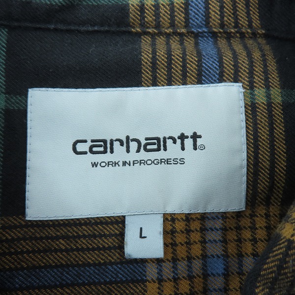 実際に弊社で買取させて頂いたCarhartt/カーハート L/S HADLEY SHIRT 長袖 チェック柄 シャツ I032903/Lの画像 2枚目