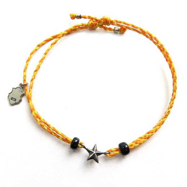 実際に弊社で買取させて頂いた(2)AMP JAPAN/アンプジャパン スター ブレスレット イエローの画像 1枚目