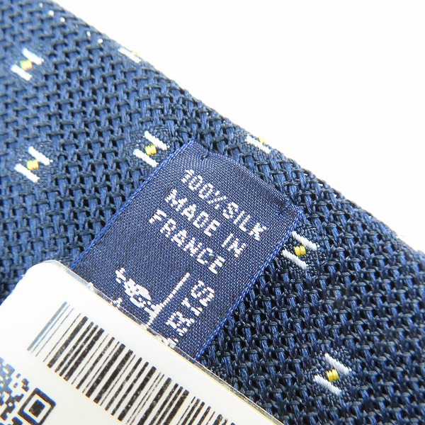 実際に弊社で買取させて頂いたHERMES/エルメス Hロゴ総柄 シルク ネクタイの画像 2枚目