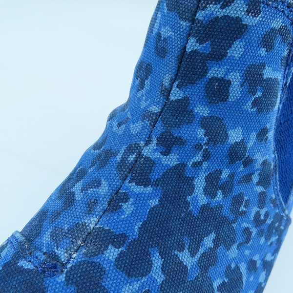 実際に弊社で買取させて頂いたREGAL/リーガル ゴアテックス サイドゴアブーツ ブルー カモフラ/27.0の画像 7枚目