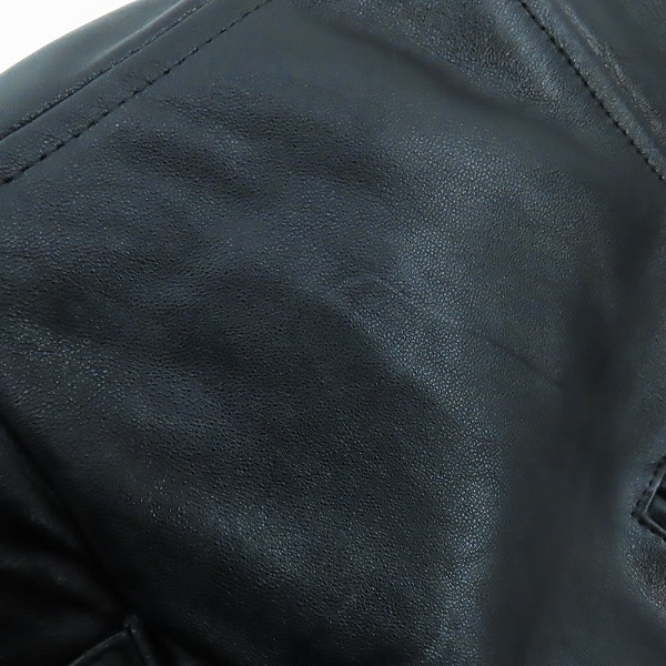 実際に弊社で買取させて頂いたSchott/ショット NEW DOUBLE BREST RIDERS/羊革レザーダブルブレストライダース 782-3950077/XL の画像 4枚目