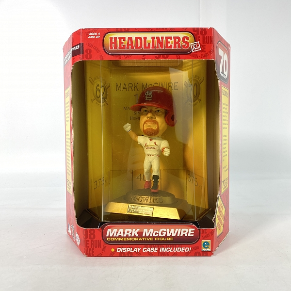 実際に弊社で買取させて頂いたEquity Sports HEADLINERS XL  セントルイス・カージナルス McGWIRE/マーク・マグワイア 1998 フィギュア