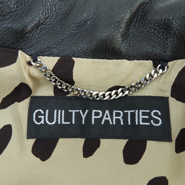 実際に弊社で買取させて頂いたWACKO MARIA/ワコマリア COWHIDE LEATHER DOUBLE RIDERS JACKET ダブルライダース レザージャケット 24SS-WMO-BL04/XLの画像 2枚目