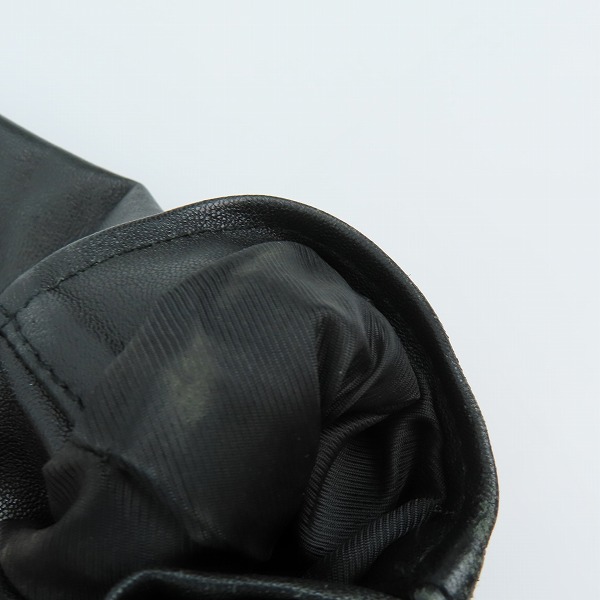 実際に弊社で買取させて頂いたJOURNAL STANDARD relume/ジャーナルスタンダード レリューム レザー ライダースジャケット/Sの画像 6枚目