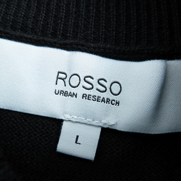 実際に弊社で買取させて頂いたURBAN RESEARCH/アーバンリサーチ ROSSO UR TECH ハイゲージモックネックニット RA36-12M101/Lの画像 2枚目