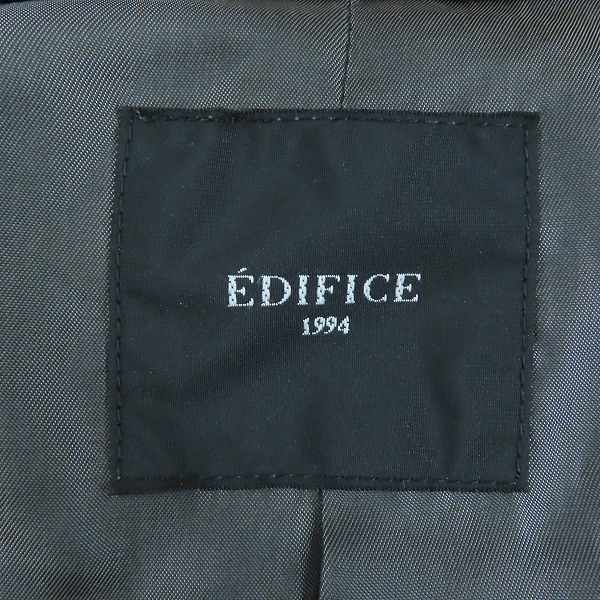 実際に弊社で買取させて頂いたEDIFICE/エディフィス ZIP ジャケット/Lの画像 2枚目