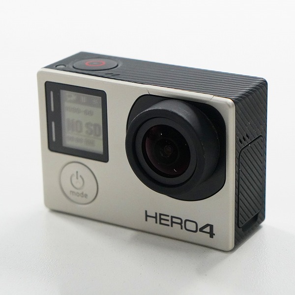 実際に弊社で買取させて頂いたGoPro/ゴープロ HERO 4 SILVER アクションカメラ デジタルビデオカメラ 動作確認済み