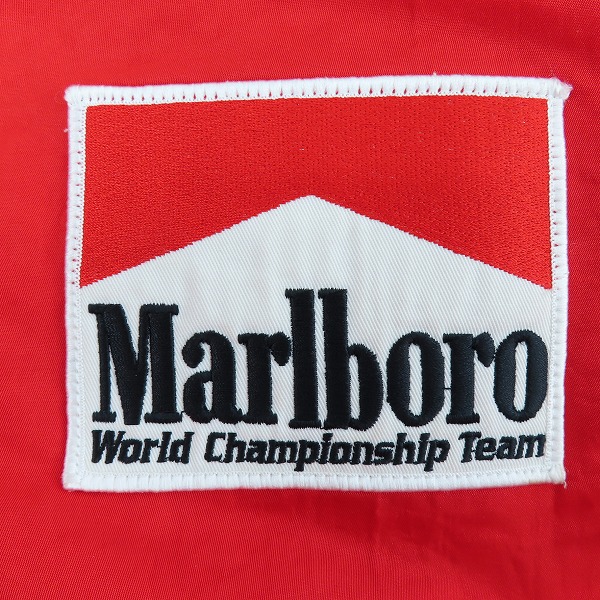 実際に弊社で買取させて頂いた Marlboro world championship/マルボロワールドチャンピオンシップチーム 中綿ジャケット/Lの画像 5枚目