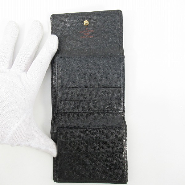 実際に弊社で買取させて頂いたLOUIS VUITTON/ルイヴィトン Wホック財布 エピ ポルト モネ ビエ カルト クレディ ノワール M63482の画像 6枚目