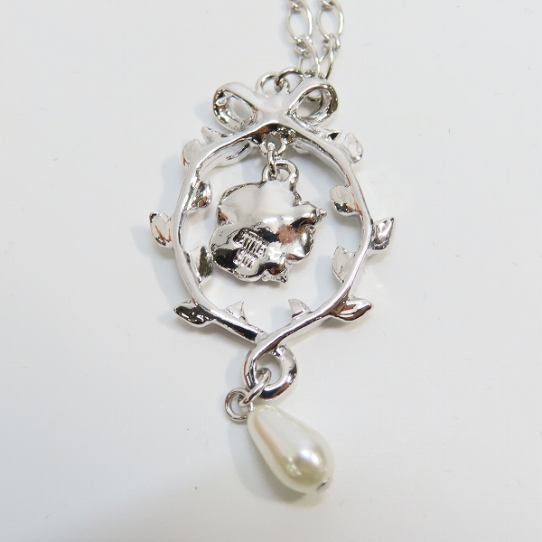 実際に弊社で買取させて頂いたANNA SUI/アナスイ ローズトップ/パール ネックレス/イヤリング/ブレスレット 4点セットの画像 3枚目