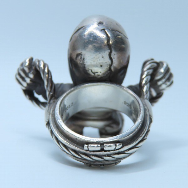 実際に弊社で買取させて頂いたCHROME HEARTS/クロムハーツ FOTI HARRIS CABLE RING/フォティ ハリス ケーブルリング 17号の画像 3枚目