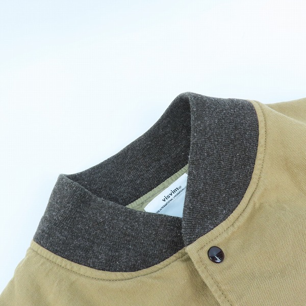 実際に弊社で買取させて頂いたVISVIM/ビズビム 20AW  VARSITY SB JKT ヴァーシティジャケット バックプリント 0120205013020 3の画像 5枚目