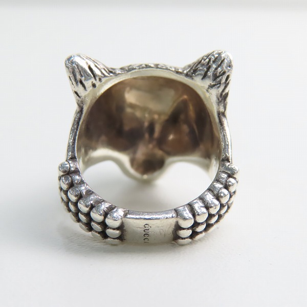 実際に弊社で買取させて頂いたGUCCI/グッチ ANGER FOREST LOVED XXV アンガーフォレスト ウルフヘッドリング/14号の画像 3枚目