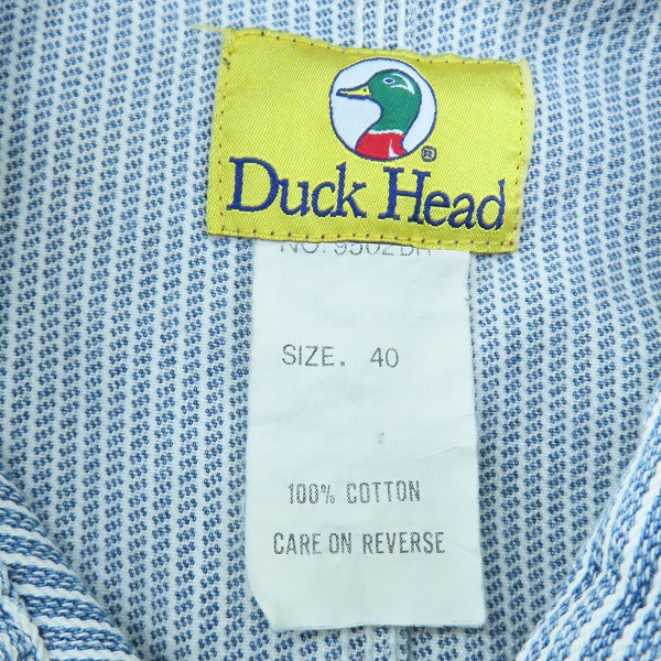 実際に弊社で買取させて頂いたDuck Head/ダックヘッド 90s ビンテージ カバーオール/40の画像 1枚目
