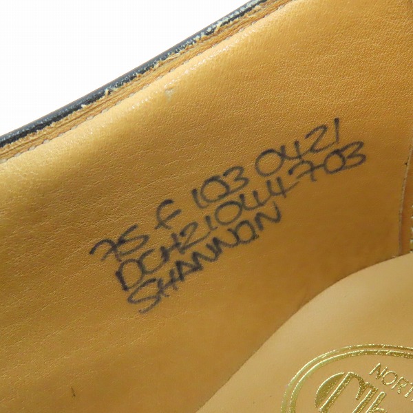 実際に弊社で買取させて頂いたChurch's/チャーチ SHANNON/シャノン プレーントゥ ビジネスシューズ 103/75F の画像 5枚目