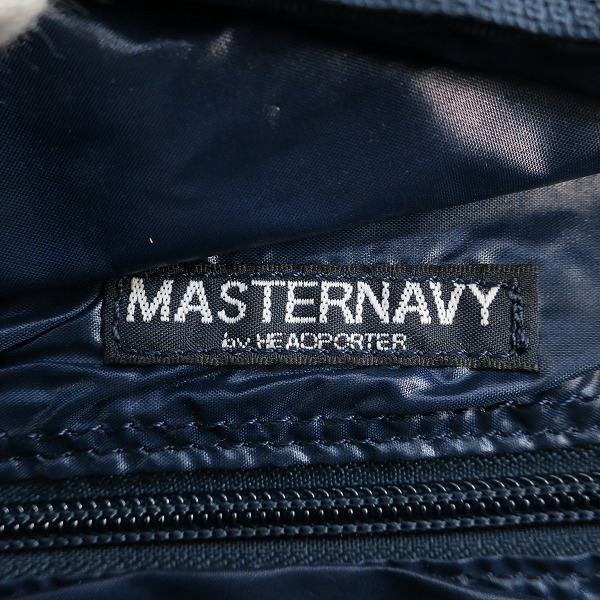 実際に弊社で買取させて頂いたHEAD PORTER/ヘッドポーター WAIST BAG ウエストバッグ 鞄 ネイビーの画像 5枚目