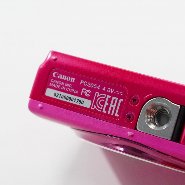 実際に弊社で買取させて頂いたCanon/キャノン PC2054 IXY 140 コンパクトデジタルカメラ 動作未確認の画像 5枚目