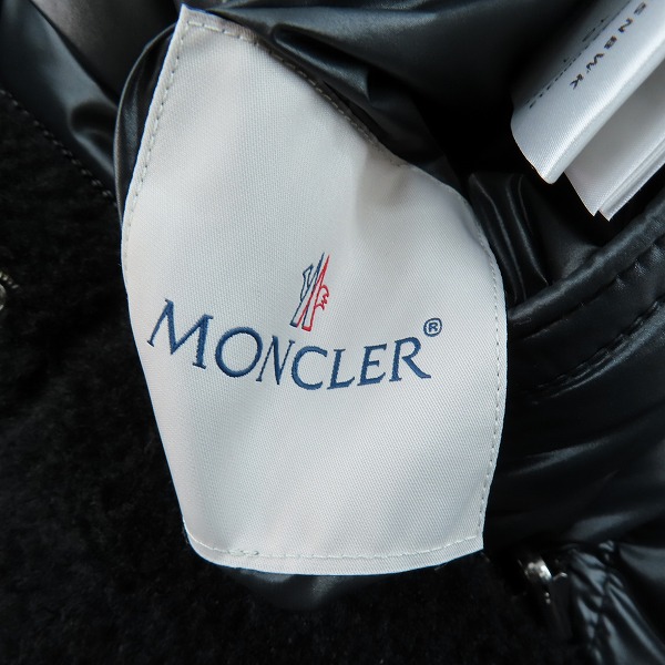 実際に弊社で買取させて頂いた【JPタグ】MONCLER/モンクレール 24AW COLBRICON リバーシブル ベスト BLACK J20911A00148/1の画像 4枚目