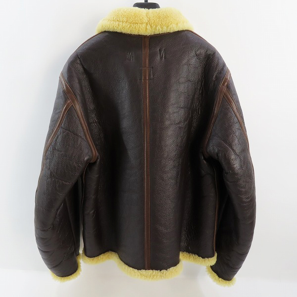 実際に弊社で買取させて頂いたBUZZ RICKSON'S/バズリクソンズ D-1 ムートン フライトジャケット/Mの画像 1枚目