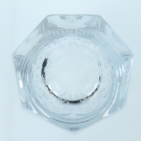 実際に弊社で買取させて頂いたCHROME HEARTS×Baccarat/クロムハーツ×バカラ クロス オールドファッショングラスの画像 4枚目