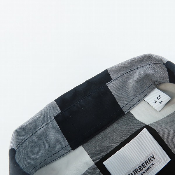 実際に弊社で買取させて頂いたBURBERRY LONDON ENGLAND/バーバリーロンドンイングランド チェックシャツ 8018111/Mの画像 6枚目