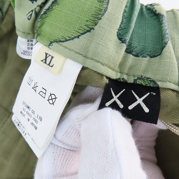 実際に弊社で買取させて頂いたHUMAN MADE×KAWS/ヒューマンメイド×カウズ MADE CAMO SHORTS ショーツ XLの画像 4枚目