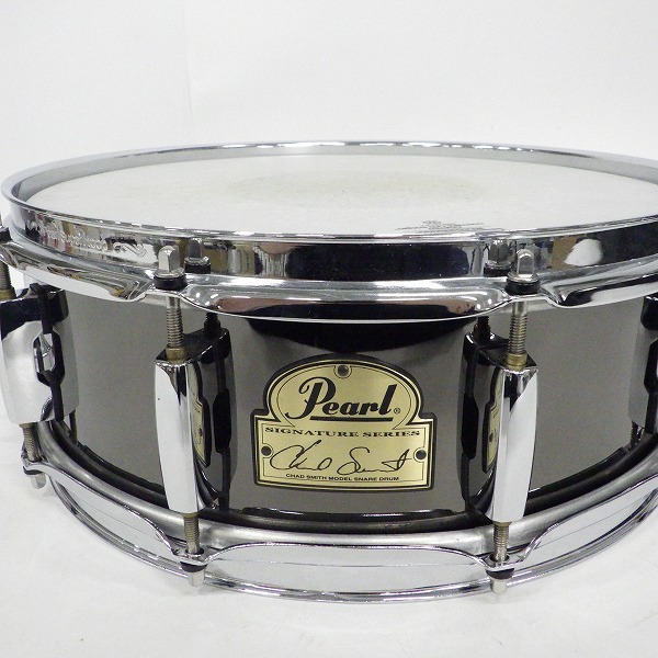 実際に弊社で買取させて頂いた★Pearl/パール CS1450 Chad Smith/チャド・スミス シグネチャースネアドラム 14ｘ5 ソフトケース付の画像 1枚目