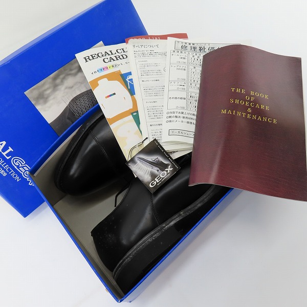 実際に弊社で買取させて頂いた REGAL/リーガル GEOX ストレートチップ レザー シューズ W251/25.5の画像 8枚目