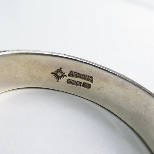 実際に弊社で買取させて頂いたARIZONA FREEDOM/アリゾナフリーダム K18太陽神 巻唐草バングルの画像 6枚目