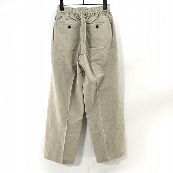 実際に弊社で買取させて頂いたURBAN RESEARCH/アーバンリサーチ LINENイージートラウザー グレージュ UR35-14B008/Sの画像 1枚目