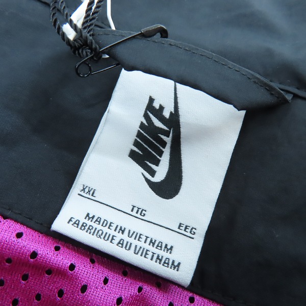 実際に弊社で買取させて頂いた【未使用】NIKE×AMBUSH/ナイキ×アンブッシュ Motorcycle Jacket バイカージャケット CW8000-693/XXLの画像 2枚目