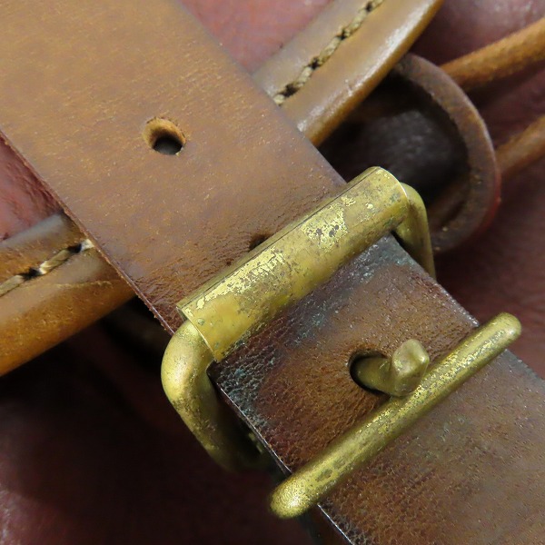 実際に弊社で買取させて頂いたHERZ/ヘルツ 1本ベルトレザーリュック R-5の画像 6枚目