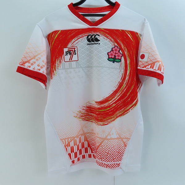 実際に弊社で買取させて頂いたcanterbury/カンタベリー 日本代表 2021ジャパンセブンズ ホームジャージ/L