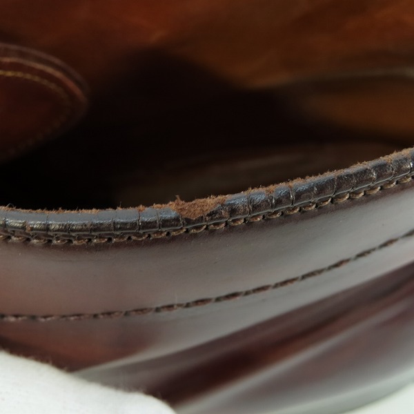 実際に弊社で買取させて頂いたALDEN/オールデン 6アイレット チャッカブーツ/レザー シューズ 8648/7.5の画像 7枚目